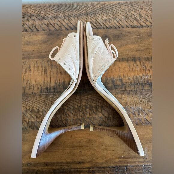 Chanel CC Logo Baby Pink Pastel Kitten Heels EU 39.5 US 9.5 Authentic Vintage - Picture 7 of 12